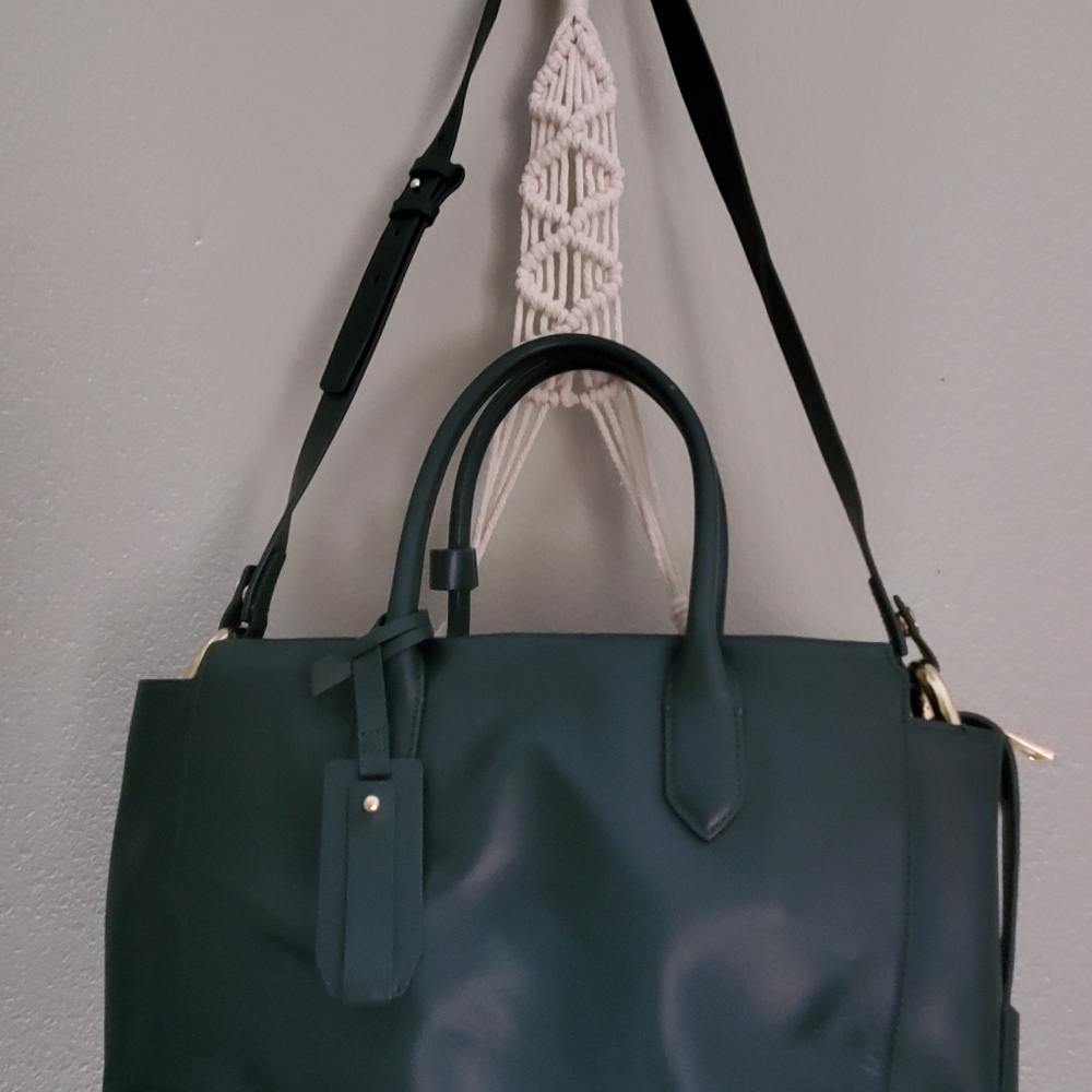 J Crew Harper Satchel, Italian Leather